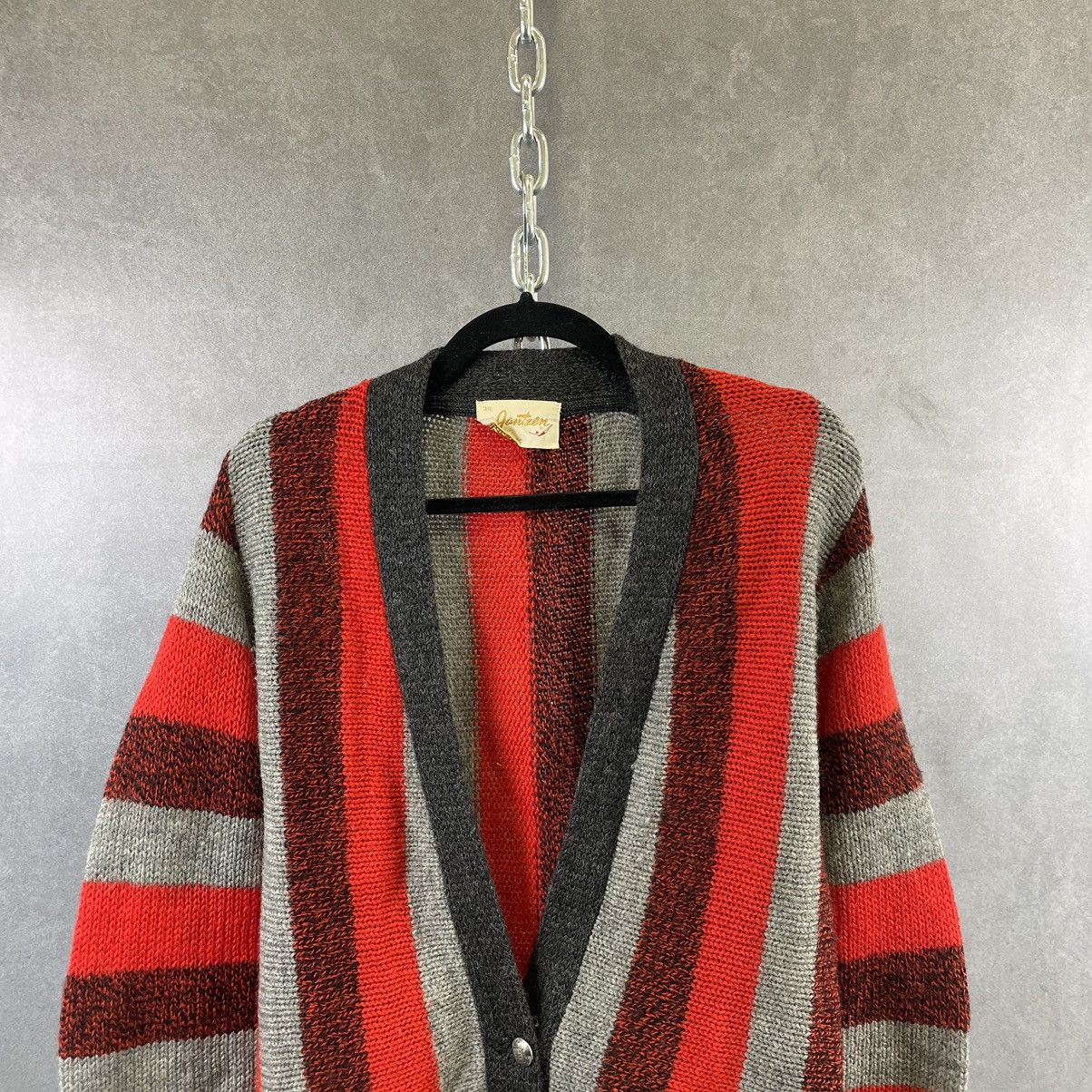 Jantzen 60s Janzten Striped Wool cardigan M-L Size US S / EU 44-46 / 1 - 3 Thumbnail