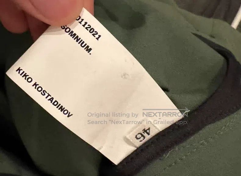 Kiko Kostadinov Kiko Kostadinov Army green pants, Riri zipper Size US 30 / EU 46 - 5 Thumbnail