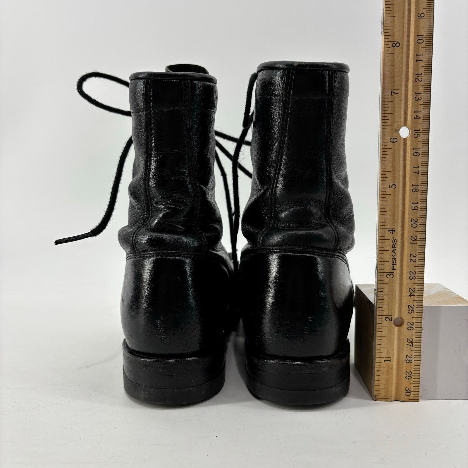 Justin Boots Justin Womens Size 5.5 Boots USA Black Leather Western Roper Size US 5.5 / IT 35.5 - 7 Thumbnail