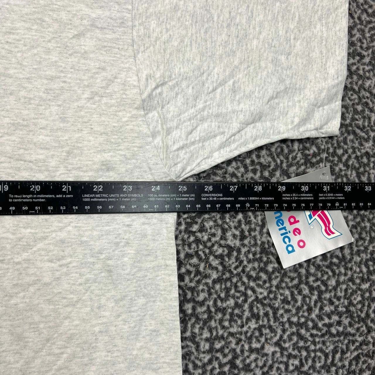 Fruit Of The Loom Vintage Rodeo Hard USA Shirt Men 2XL Gray Deadstock New Size US XXL / EU 58 / 5 - 6 Thumbnail