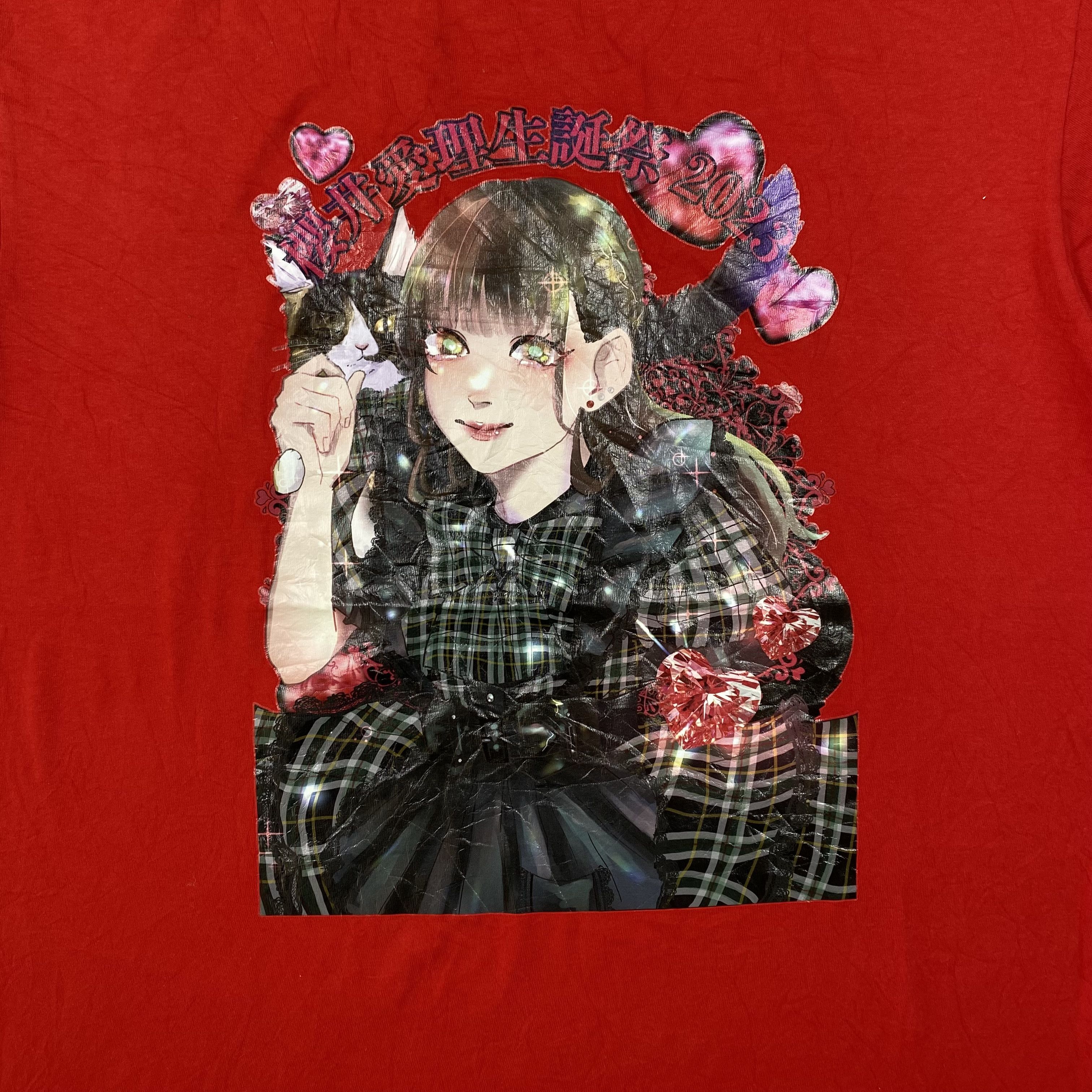 Anime Vintage Japanese Anime Girl Harajuku Kawaii Art T-Shirt-M054 Size US XL / EU 56 / 4 - 3 Thumbnail