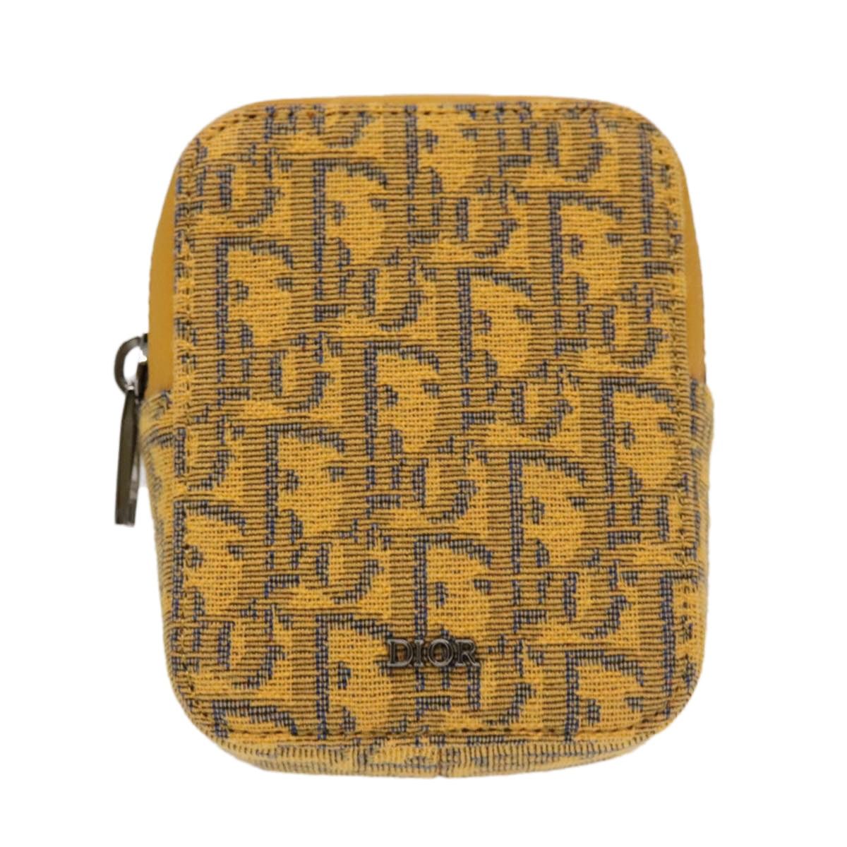 Dior DIOR Trotter Canvas Shoulder Bag Yellow Silver Size ONE SIZE - 13 Thumbnail