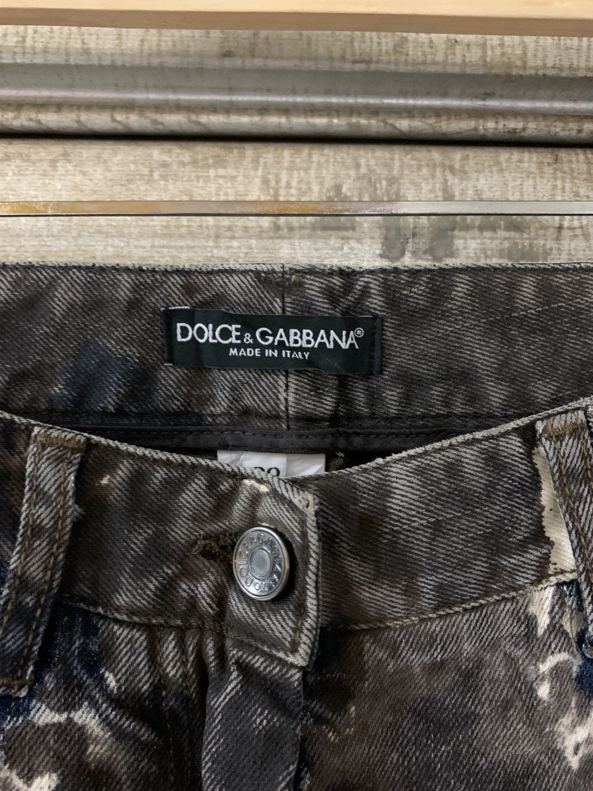 Dolce & Gabbana Dolce & gabbana denim bleach wash jeans Size 26" / US 2 / IT 38 - 10 Thumbnail