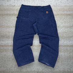 Carhartt, Pants, Vintage Y2k Carhartt Navy Blue Baggy Skater Streetwear  Grunge Carpenter Pants