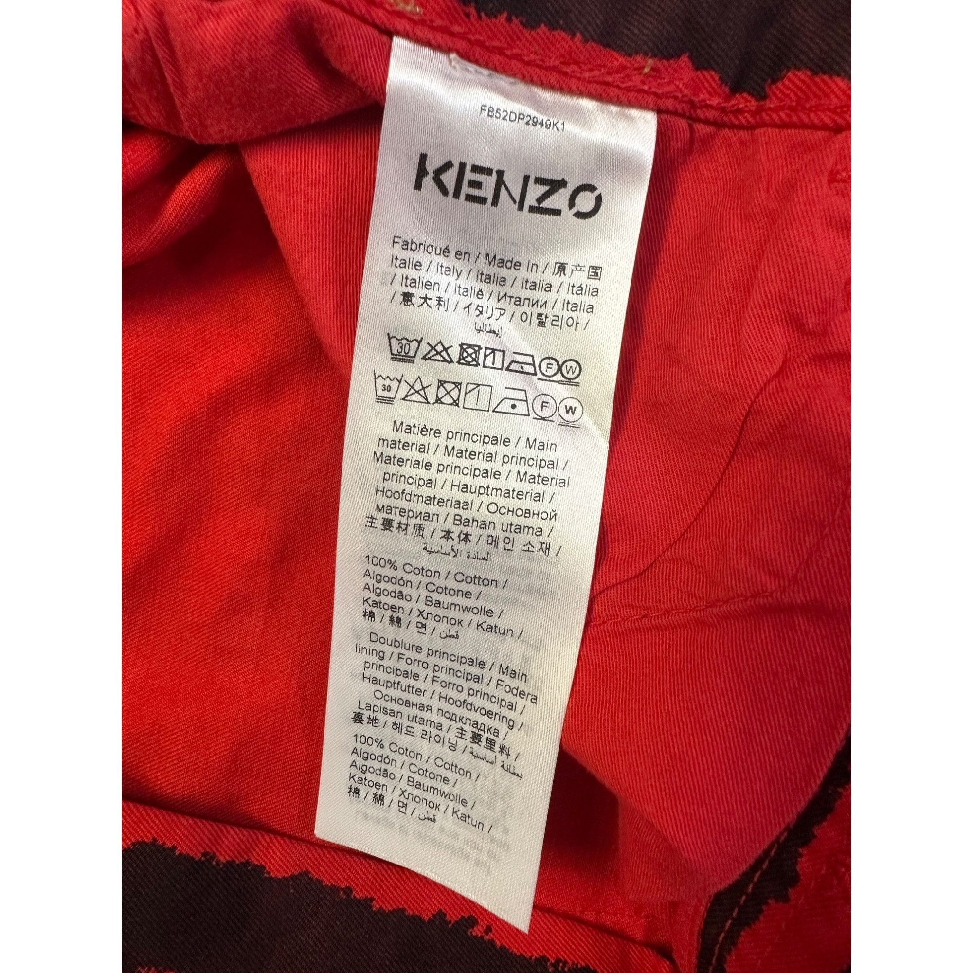 Kenzo Kenzo Printed Straight Jeans Size US 30 / EU 46 - 3 Thumbnail