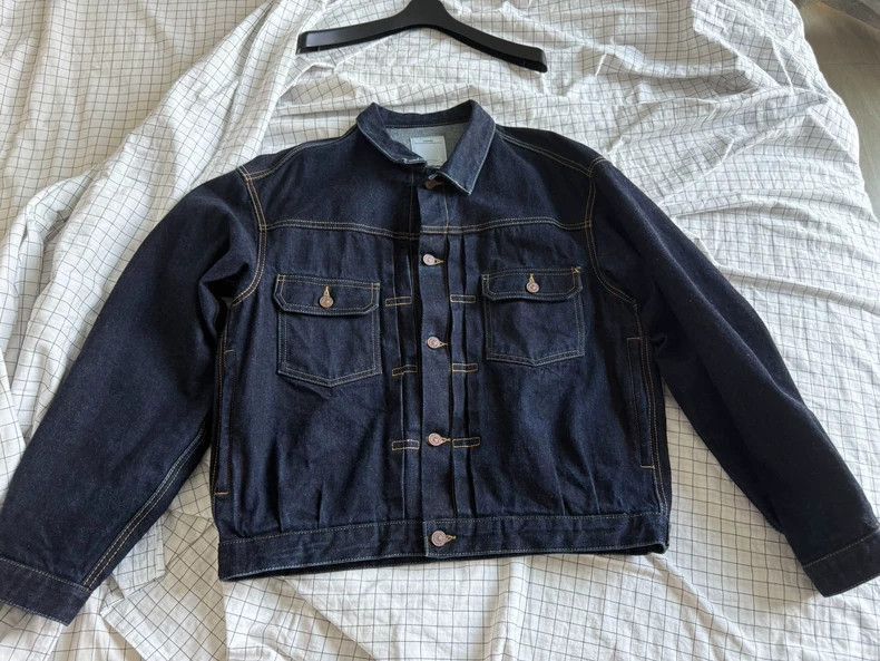 Visvim Visvim Visvim Unwashed Denim Jacket SS 101XX-2506 Size US S / EU 44-46 / 1 - 1 Thumbnail