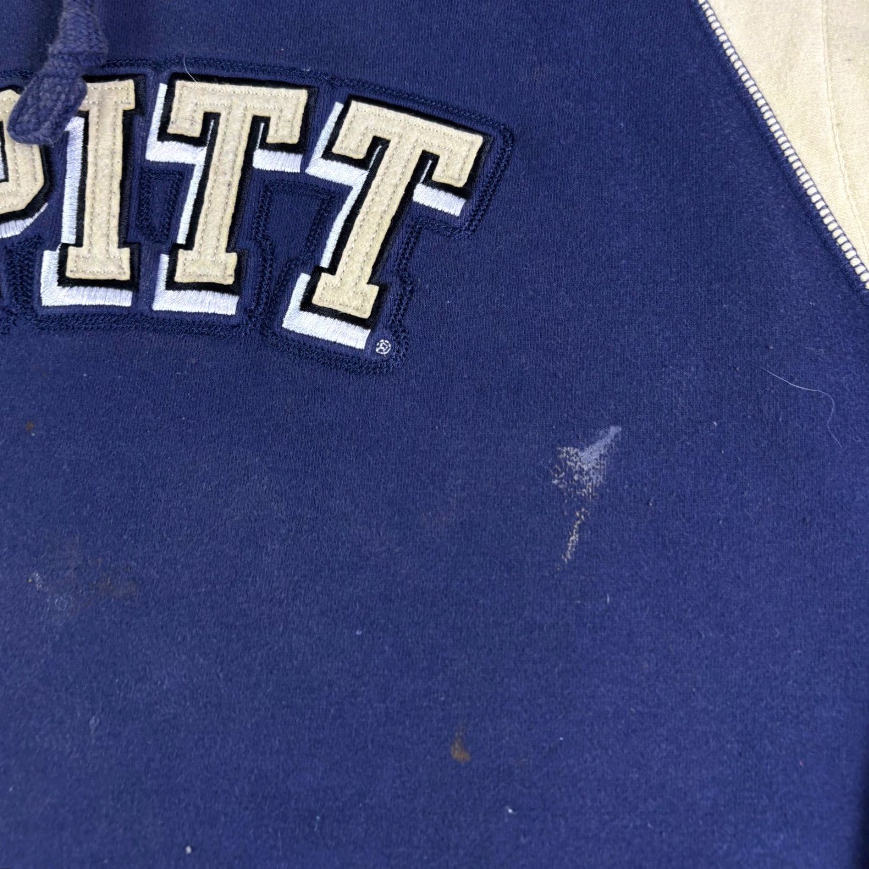 Nike VINTAGE Nike Pitt Panthers Hoodie Navy Blue Pullover Sweatshirt Mens XL PITT Size US XL / EU 56 / 4 - 4 Thumbnail