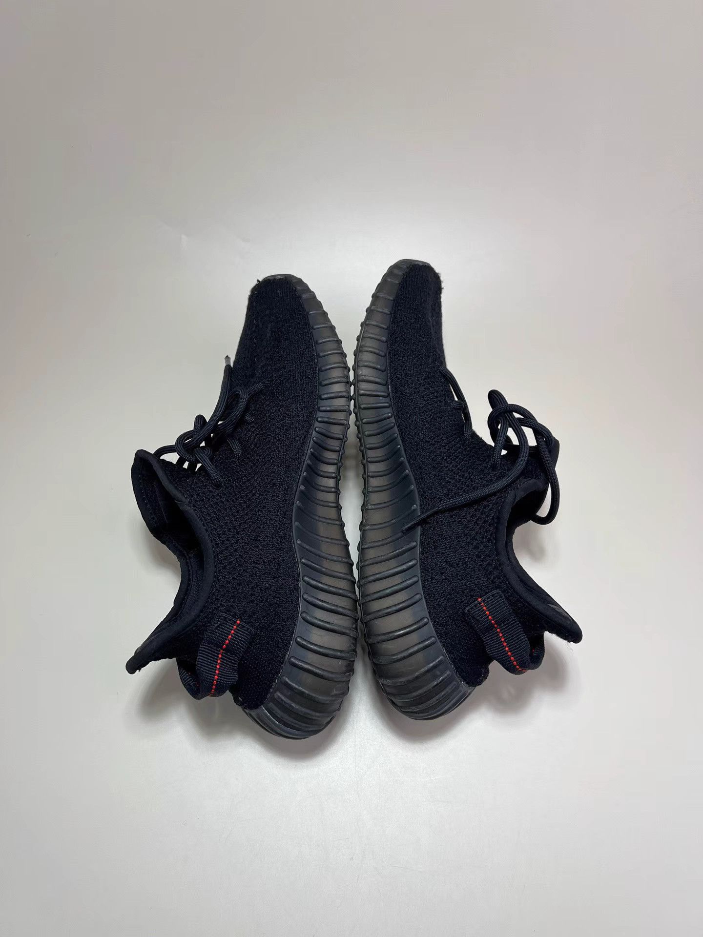 Yeezy YEEZY 350 V2 Black Red Sneakers Size US 11.5 / EU 44-45 - 4 Thumbnail