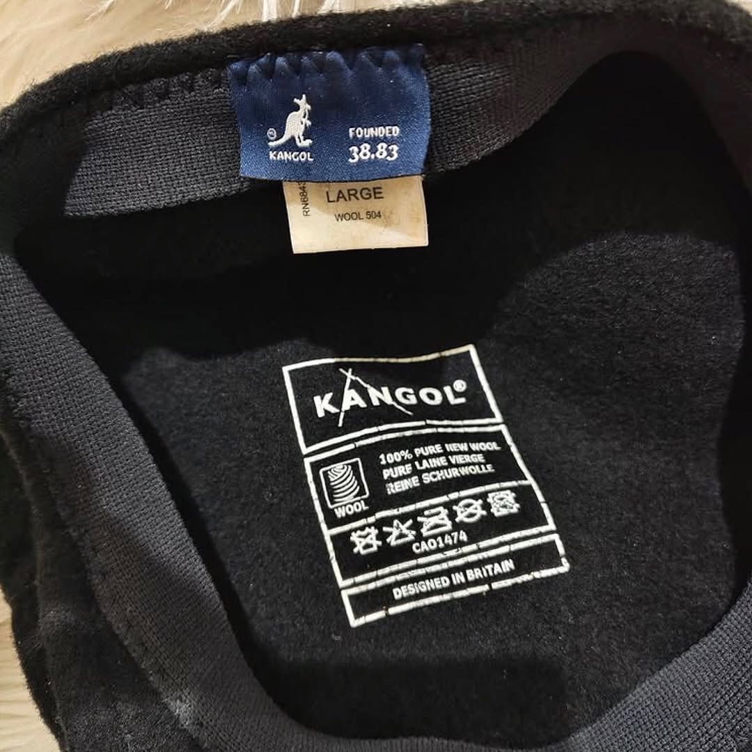 Kangol Vintage Kangol Wool Flatcap Black Flatcap newsboy cap Size L Size ONE SIZE - 6 Thumbnail