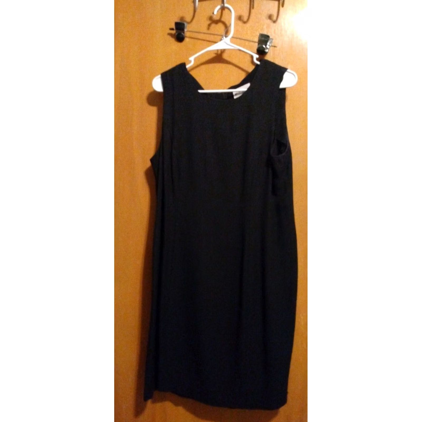 Vintage VINTAGE Perceptions by Irene B. Dress 16 Black Rayon Blend 42" CHEST Mens Women Girls Size XXL / US 16-18 / IT 52-54 - 2 Thumbnail