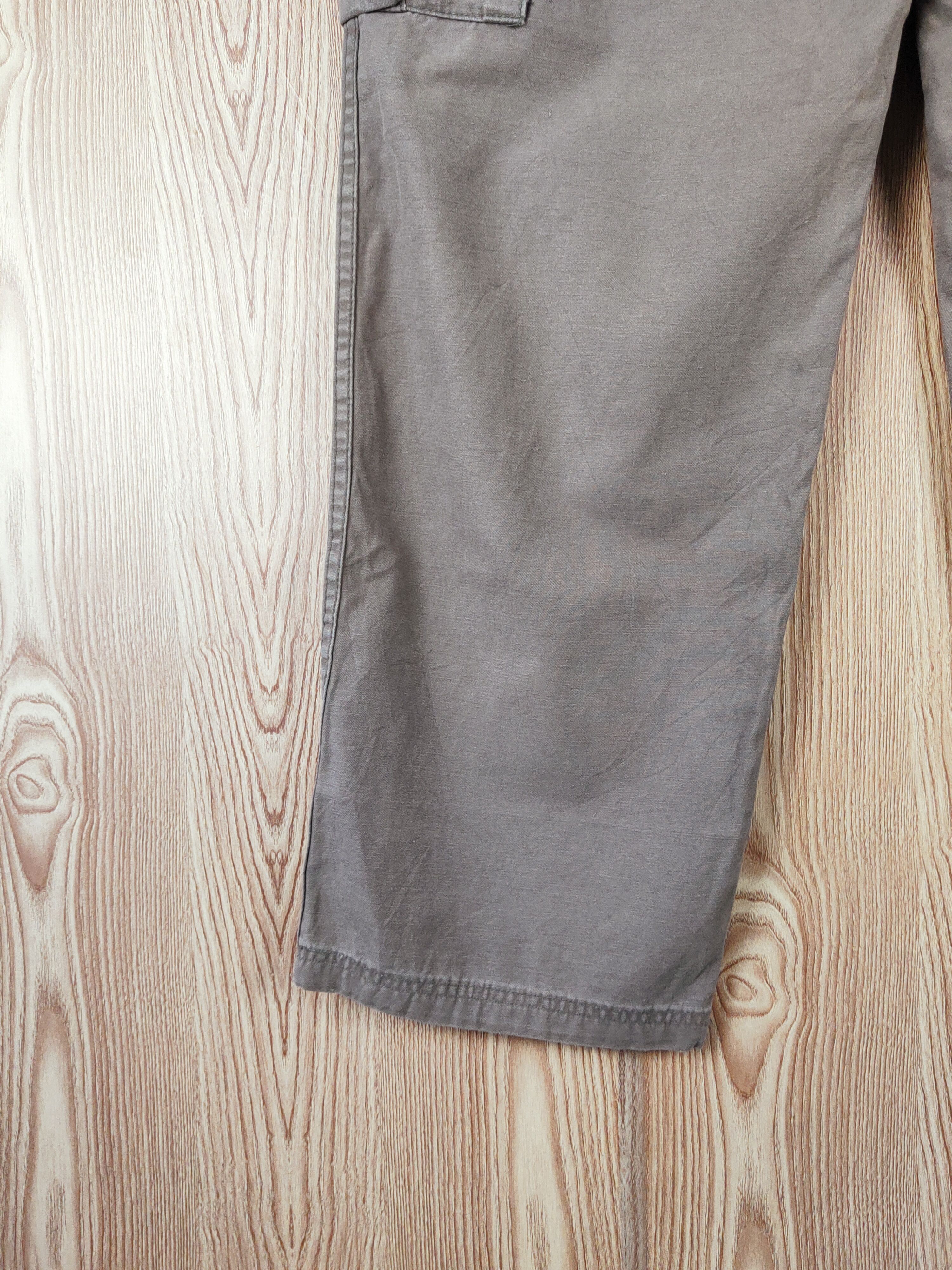 Japanese Brand Baycrest Dark Brown Faded Multipocket Cargo Pants #W323 Size US 34 / EU 50 - 9 Thumbnail