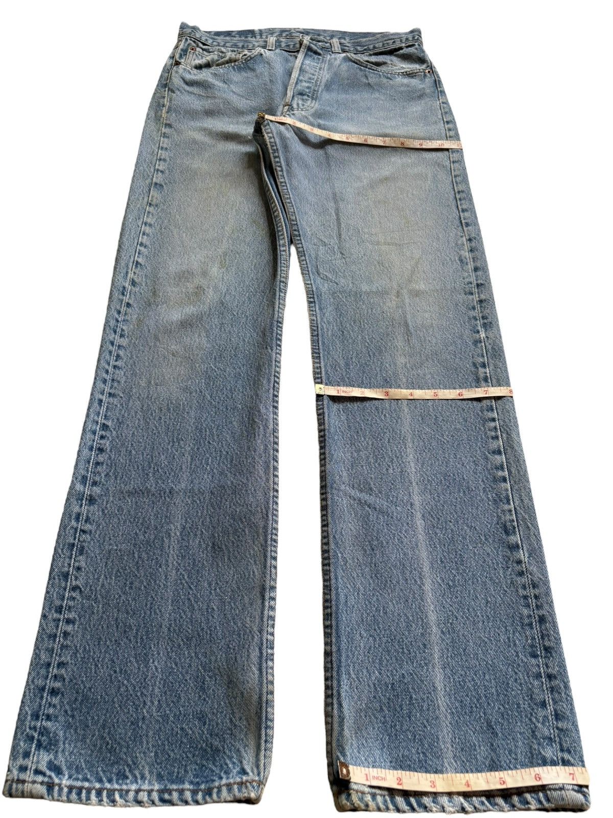 Levi's SALES🔥Vintage 90s Levis 501 Button Fly Mud Wash Jeans Size US 30 / EU 46 - 13 Thumbnail