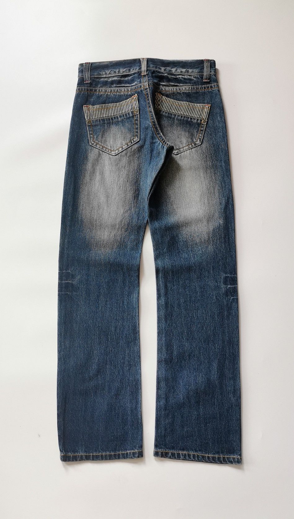 Japanese Brand Playchess Sunset 59 Patch Pockets Jeans Size US 29 - 6 Thumbnail