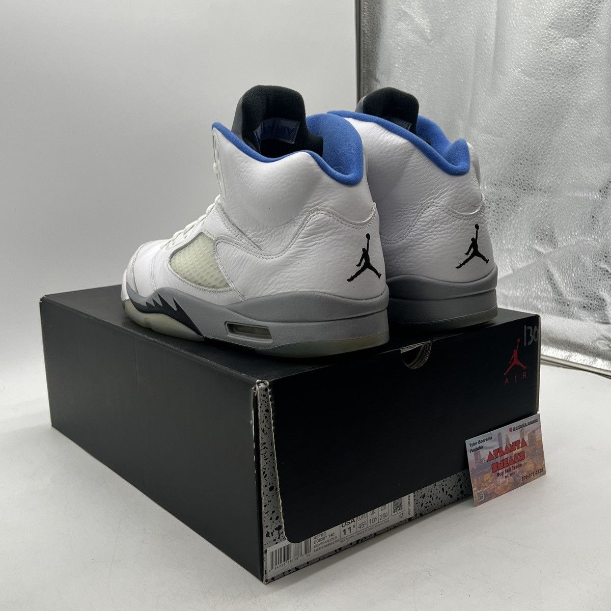 Jordan Brand Air Jordan 5 stealth Size US 11.5 / EU 44-45 - 4 Thumbnail
