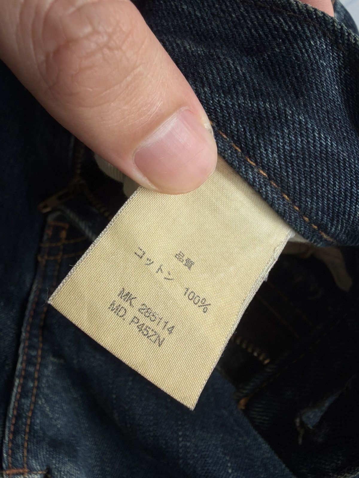 R.Newbold R.NEWBOLD SELVEDGE BUCKLE BACK JAPANESE DISTRESSED DENIM Size US 32 / EU 48 - 18 Thumbnail