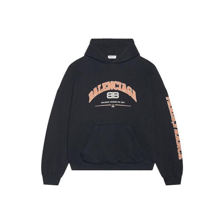 Balenciaga Balenciaga Logo Print Hoodie Size XS Size XS / US 0-2 / IT 36-38 - 1 Thumbnail