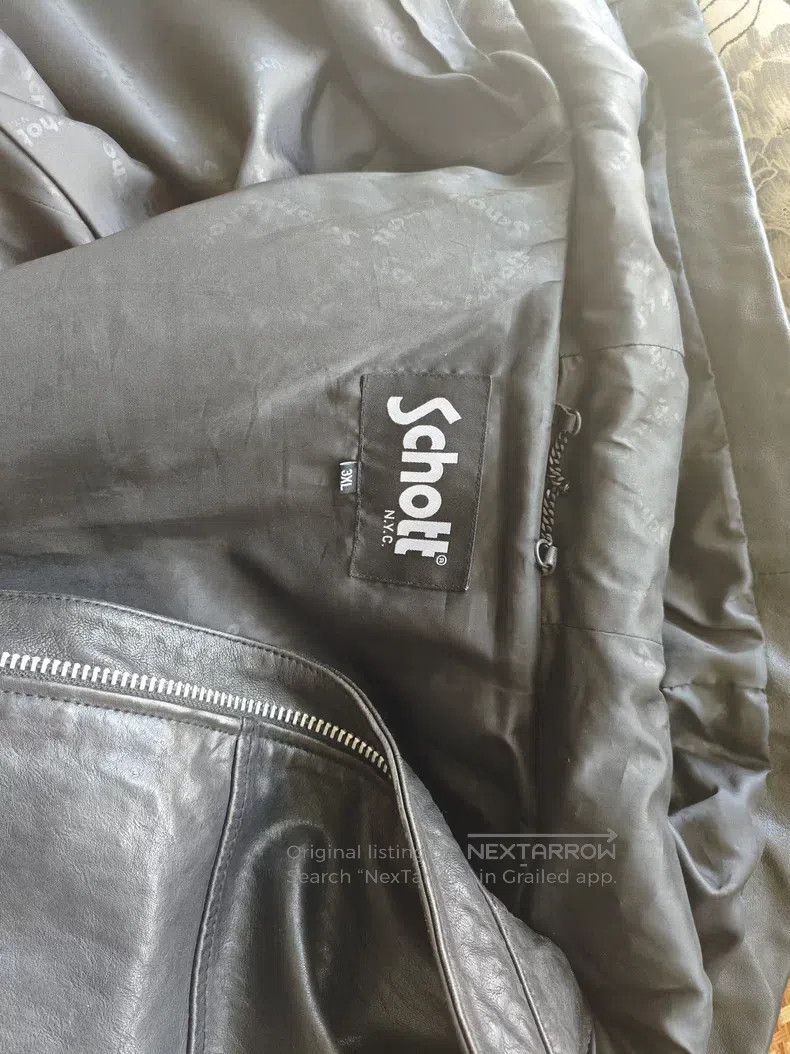 Schott Schott Classic leather jacket Size US XXL / EU 58 / 5 - 6 Thumbnail
