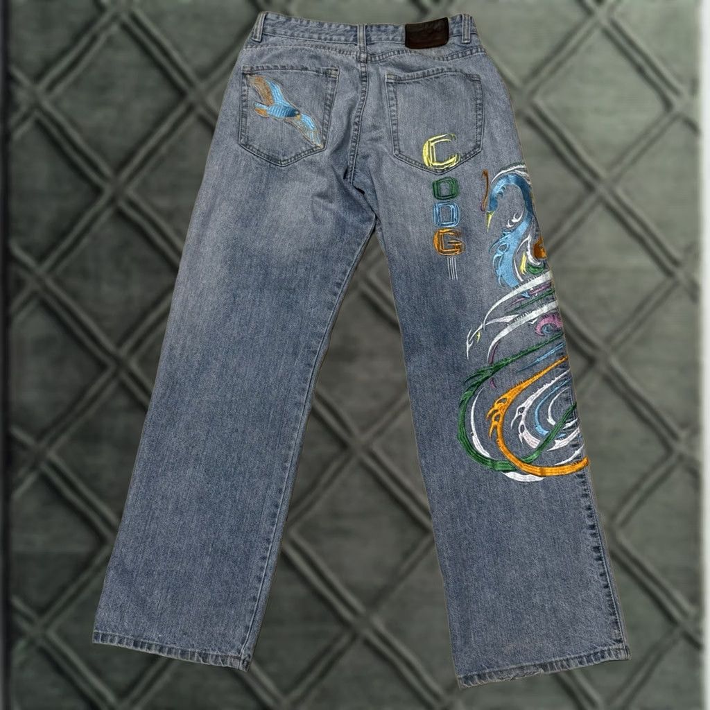 Coogi VINTAGE COOGI Jeans 90s Embroidered Baggy Denim 32x34 Adults Mens Size US 32 / EU 48 - 1 Thumbnail