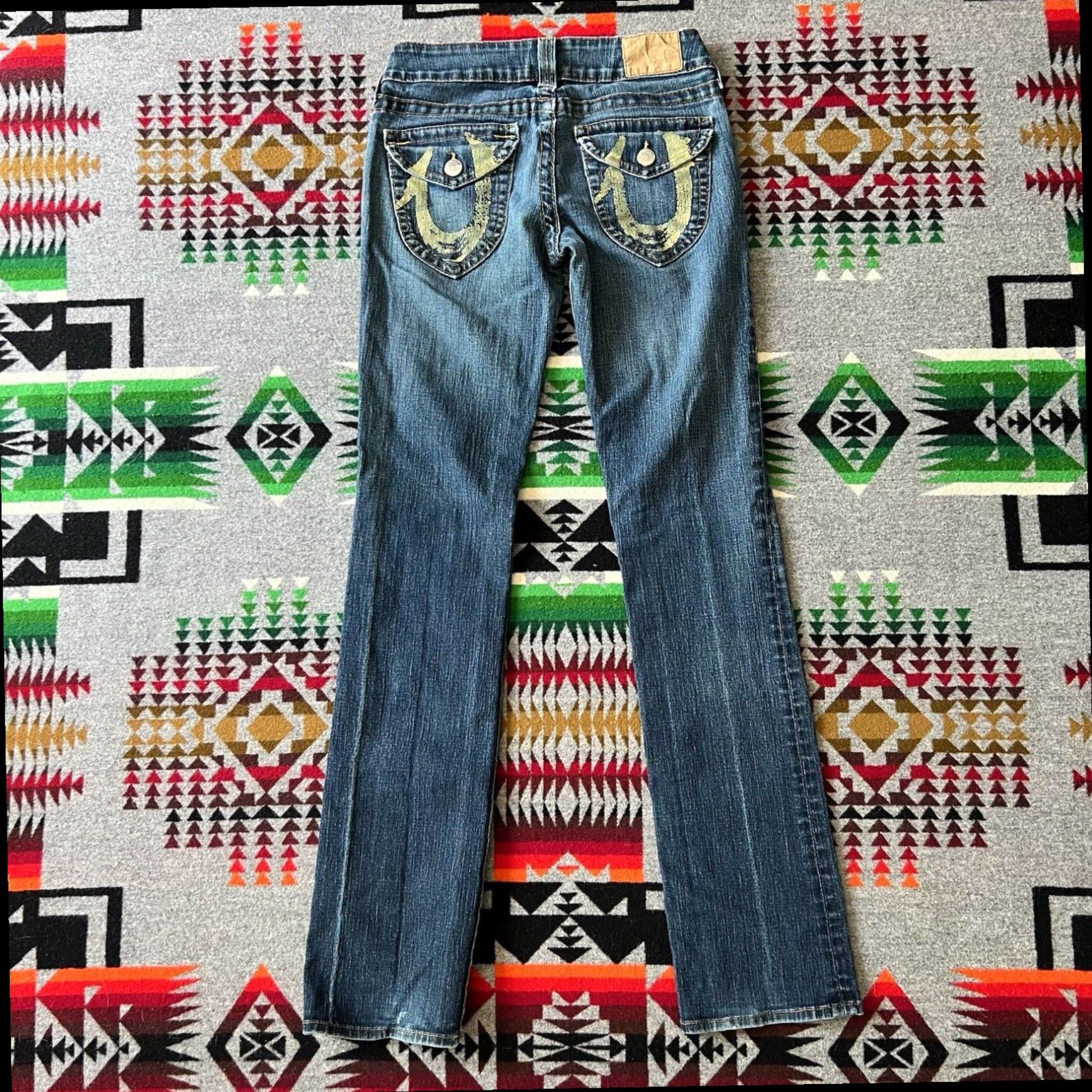 TRUE RELIGION World Tour Flap Pockets retailer Sz 27