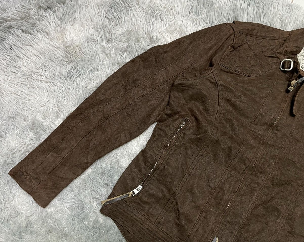 Edwin × Japanese Brand 90s EDWIN BIKERS JACKET RARE DESIGN NICELY FADED Size US M / EU 48-50 / 2 - 5 Thumbnail