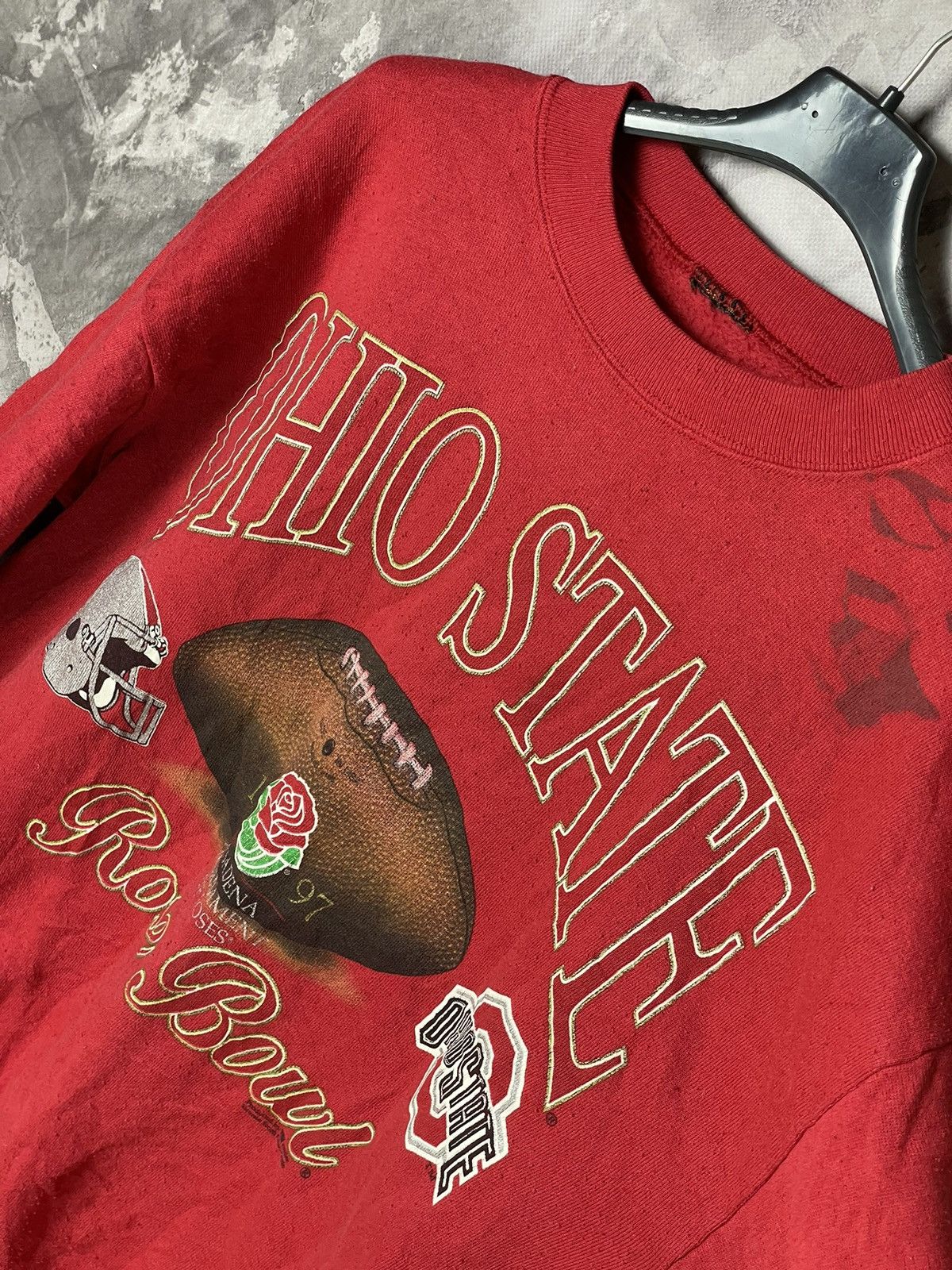 Vintage Vintage 90s Ohio State University college sweatshirt Size US L / EU 52-54 / 3 - 8 Thumbnail