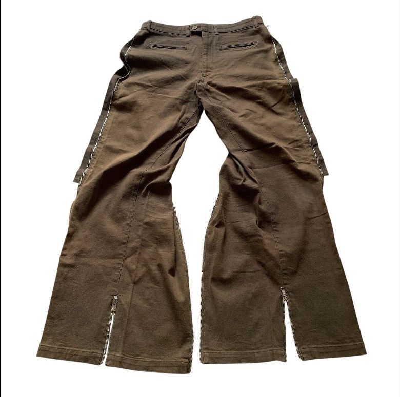 Le Grande Bleu (L.G.B.) Vintage kathrine hamnett london zipper side stretched pants Size US 31 - 2 Thumbnail