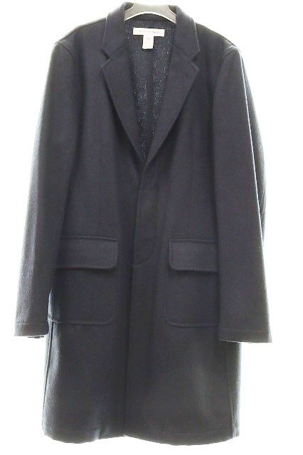 Jacket Wool Chester Field Coat Dark Navy