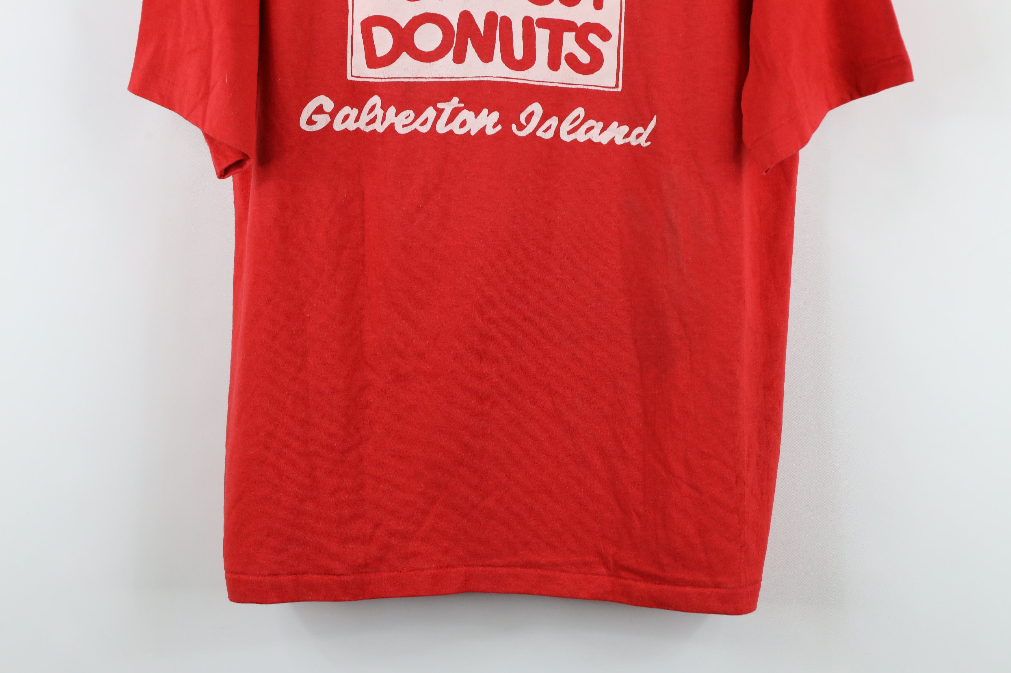 Vintage Vintage 80s 90s Home Cut Donuts Galveston Island T-Shirt USA Size US L / EU 52-54 / 3 - 3 Thumbnail