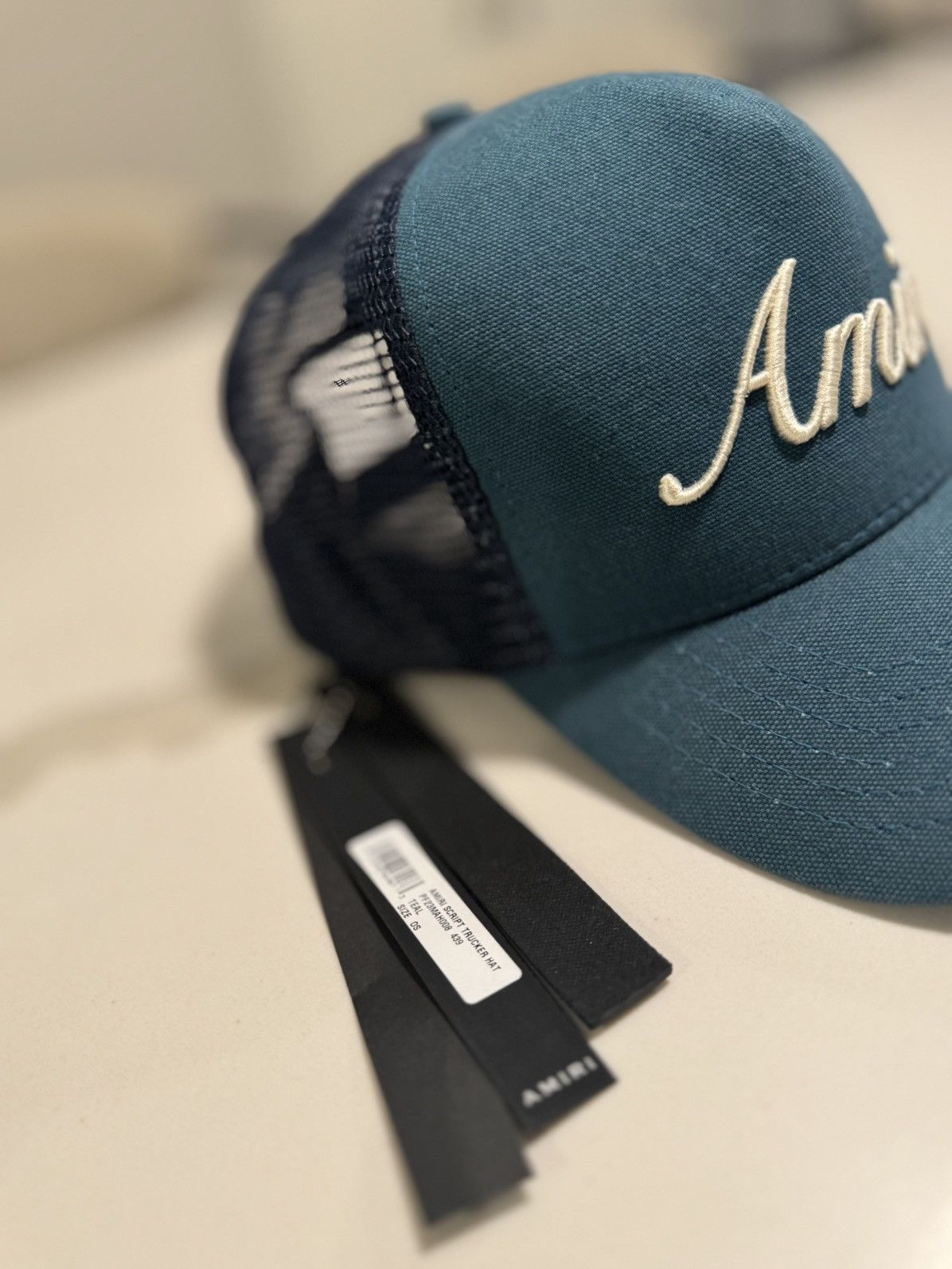 Amiri Amiri Script Trucker Hat Size ONE SIZE - 5 Thumbnail