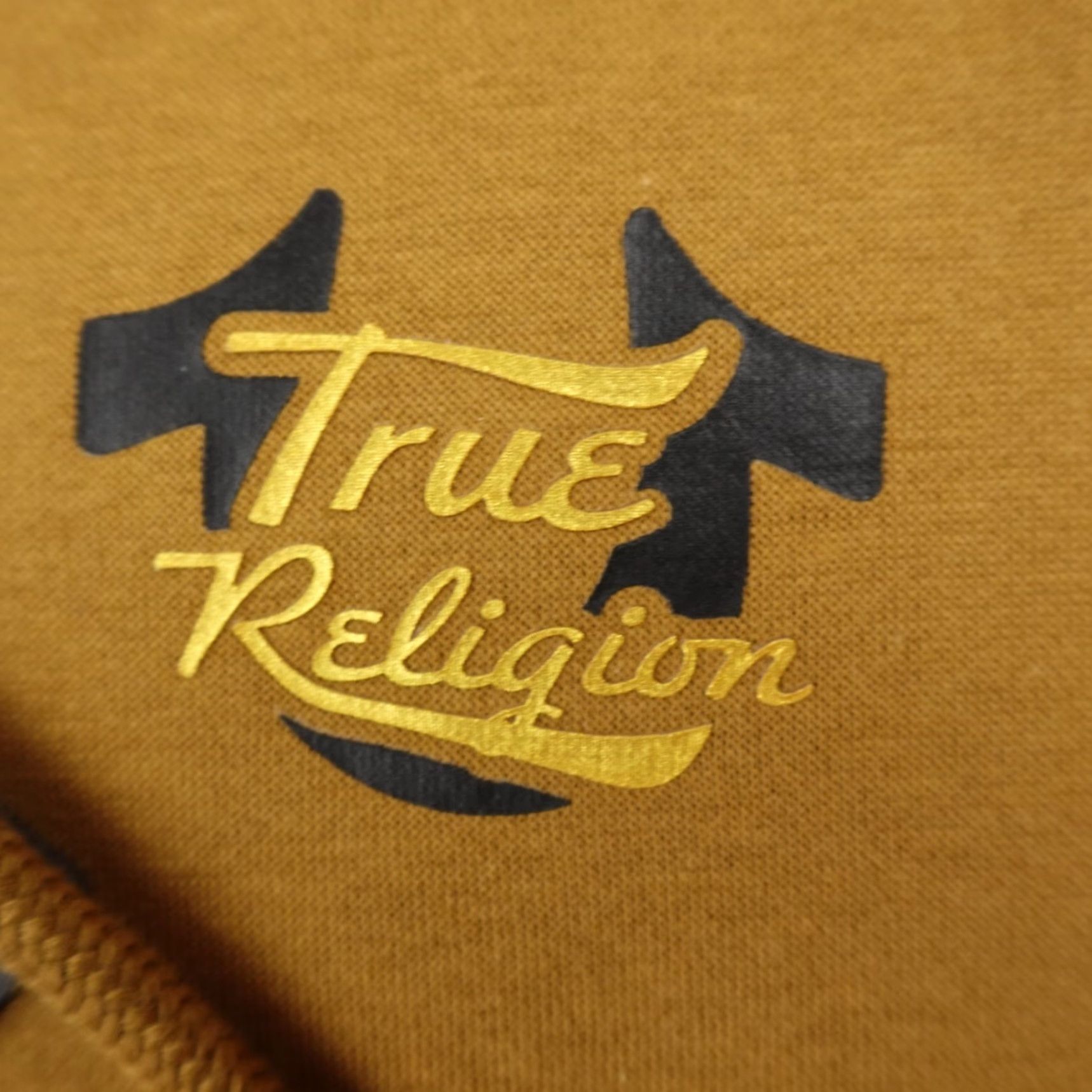 True Religion TRUE RELIGION Hoodie Mens L Brown Buddha Full Zip Graphic Print Hooded Pockets Zipper Logo Jacket Sweater Size US L / EU 52-54 / 3 - 4 Thumbnail