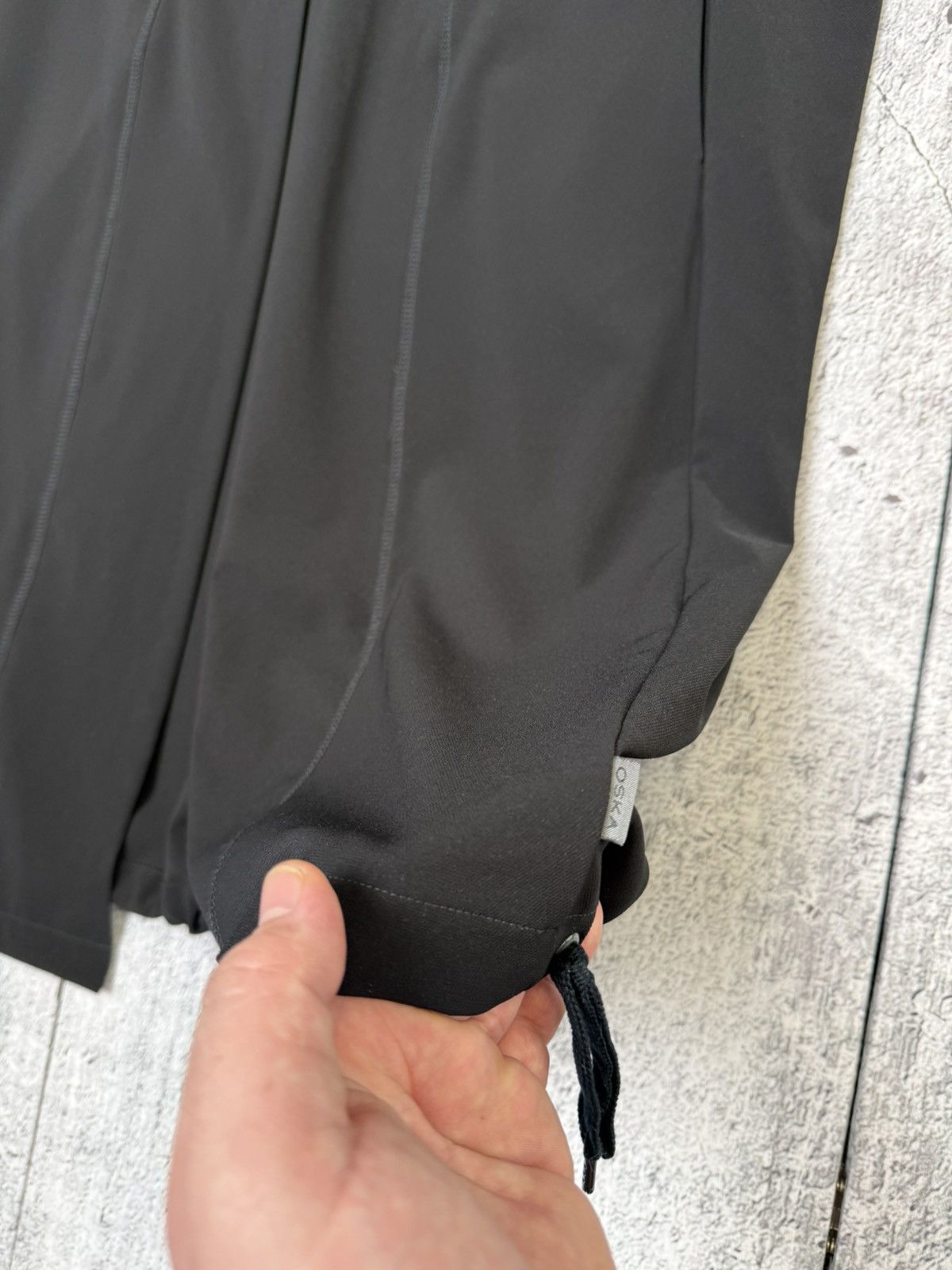 OSKA OSKA Black Lagenlook Duster Robe Open Front Cardigan Coat Size L / US 10 / IT 46 - 12 Thumbnail