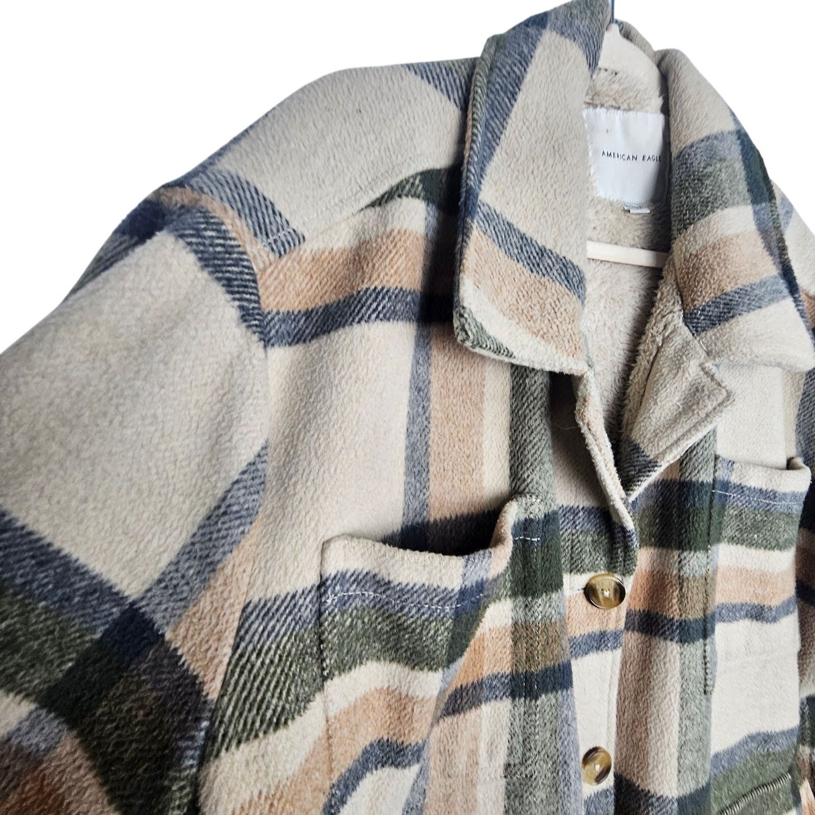 American Eagle Outfitters American Eagle Oversized Flannel Chore Coat Barn Jacket XXL Size XXL / US 16-18 / IT 52-54 - 6 Thumbnail