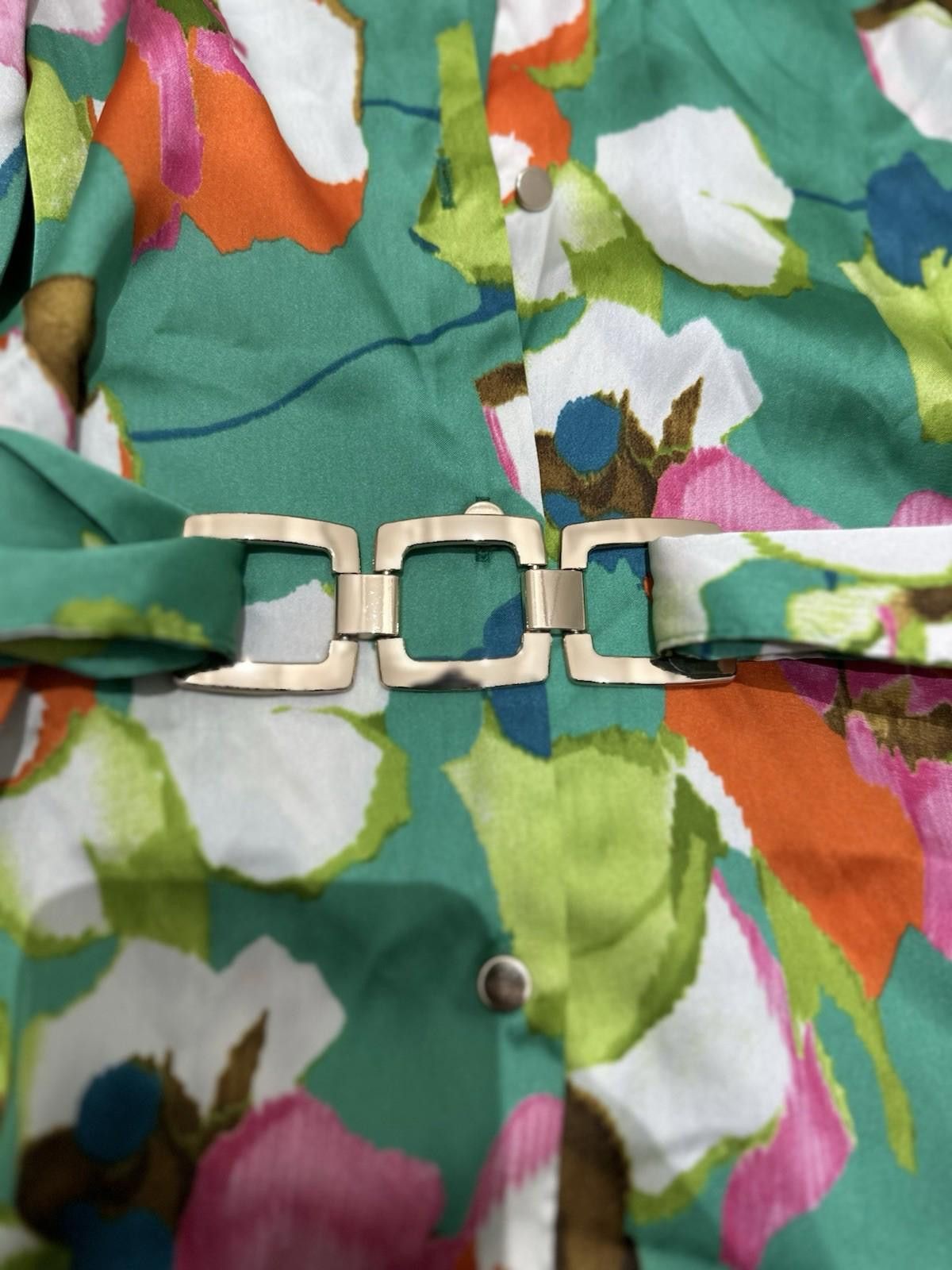 Zara ZARA Green Floral Dress Size M Size M / US 6-8 / IT 42-44 - 4 Thumbnail