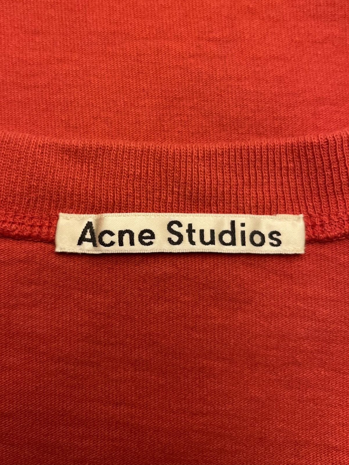 Acne Studios Acne Studios garment-dyed logo t-shirt Size US S / EU 44-46 / 1 - 3 Thumbnail