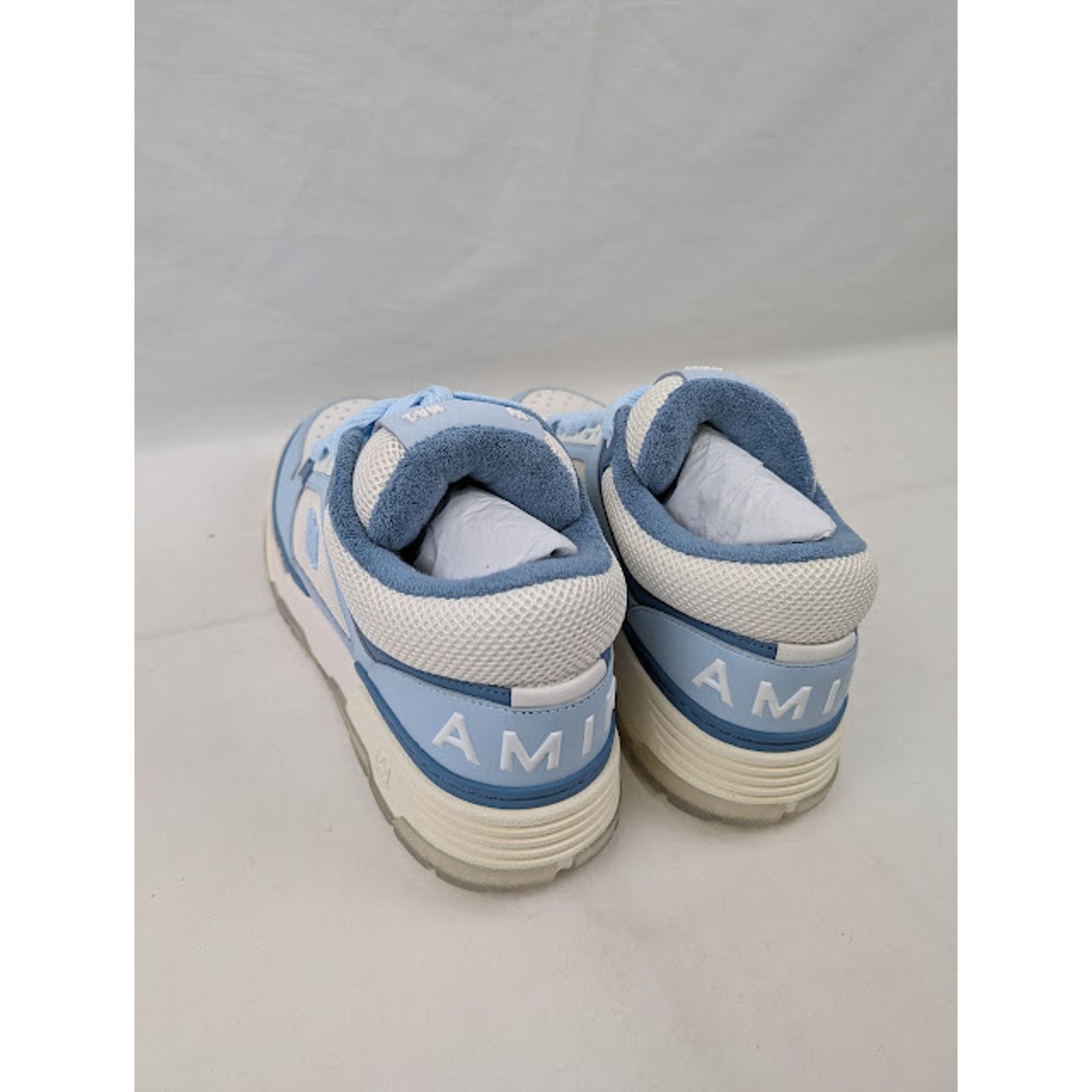 Amiri o1rshd1 MA-1 Low-Top Sneakers in Alabaster Blue Size US 8 / EU 41 - 20 Thumbnail