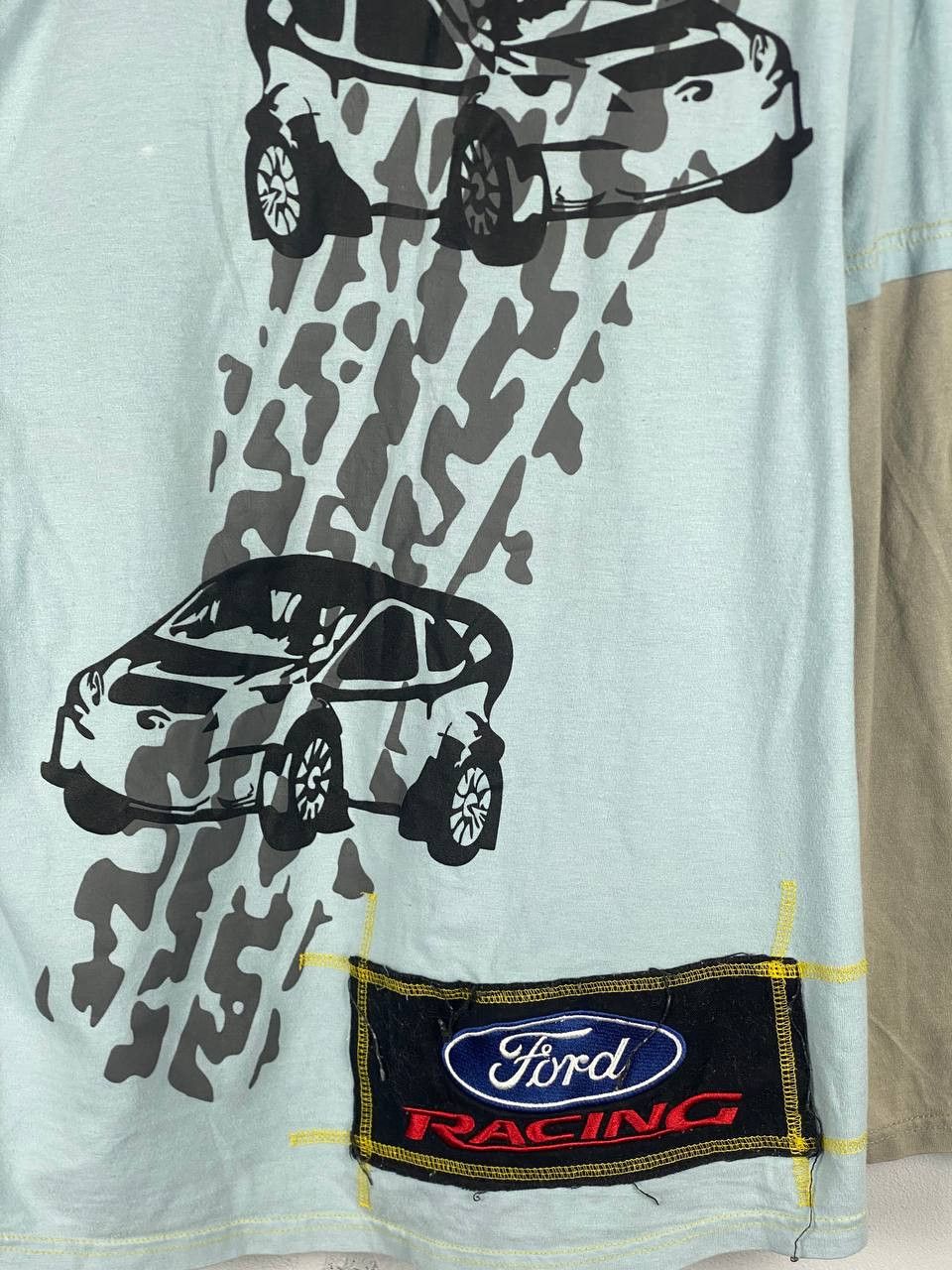 Ford × Vintage Vintage Ford Racing Streetwear Patch Longsleeve T Shirt Size US M / EU 48-50 / 2 - 11 Thumbnail