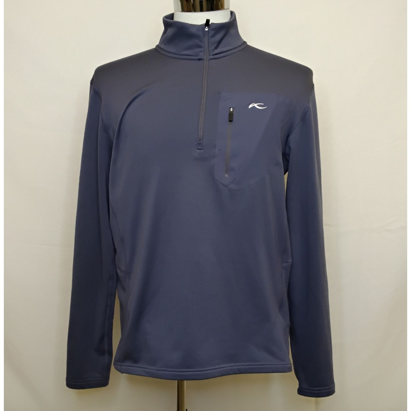 KJUS Kjus 1/4 Zip Pullover Base Layer Men's L Blue Winter Sports Size US L / EU 52-54 / 3 - 2 Thumbnail