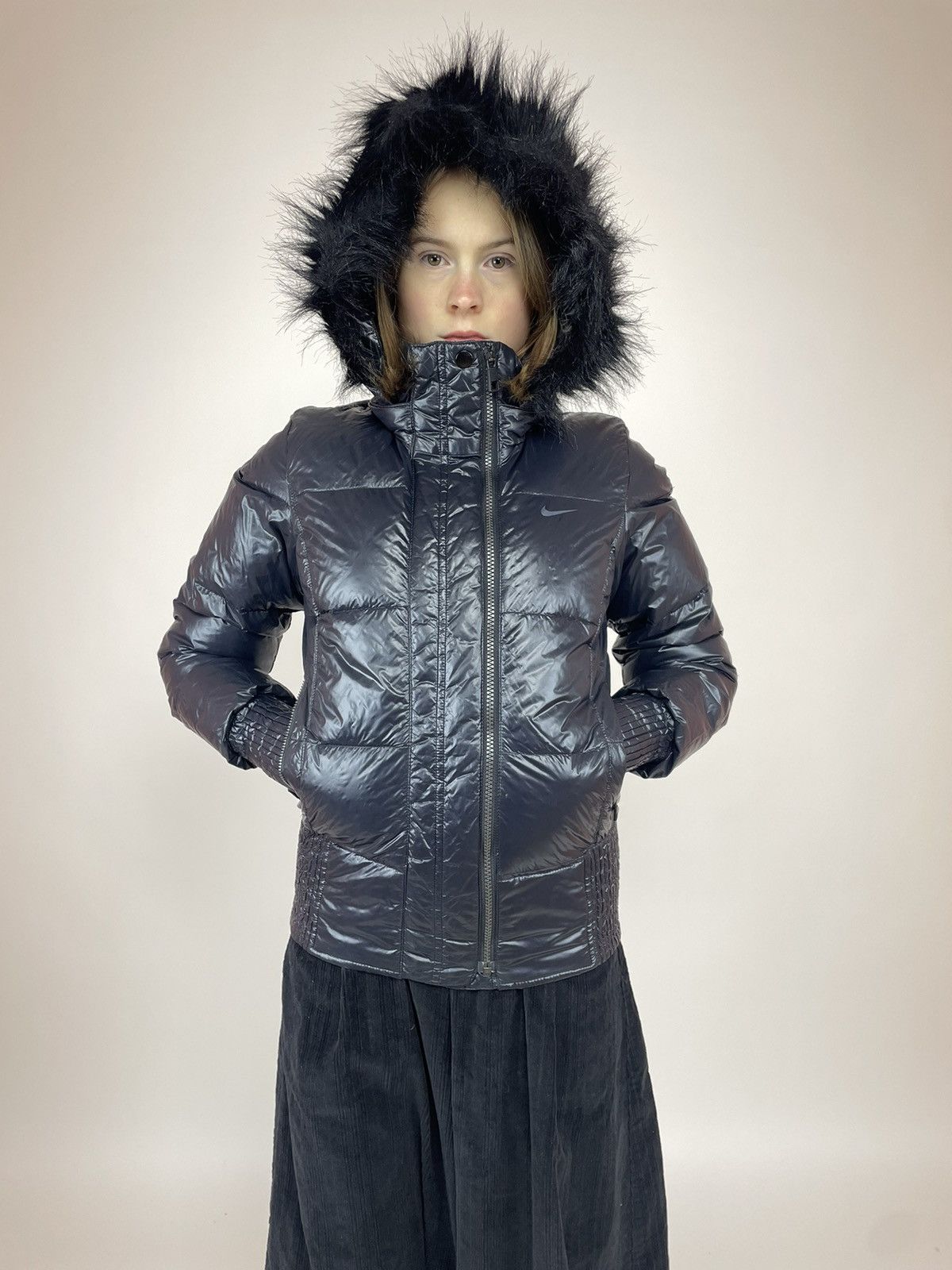 Nike NIKE down Jacket Womens size S Size S / US 4 / IT 40 - 1 Thumbnail