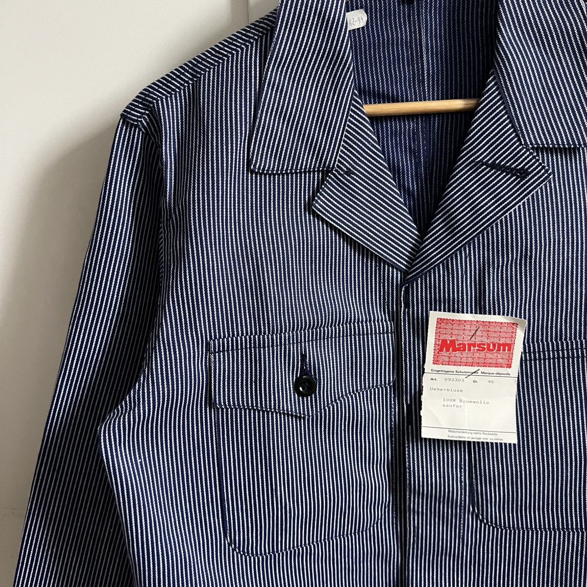 Vintage Marsum striped vintage chore works sanfor jacket Size US S / EU 44-46 / 1 - 5 Thumbnail