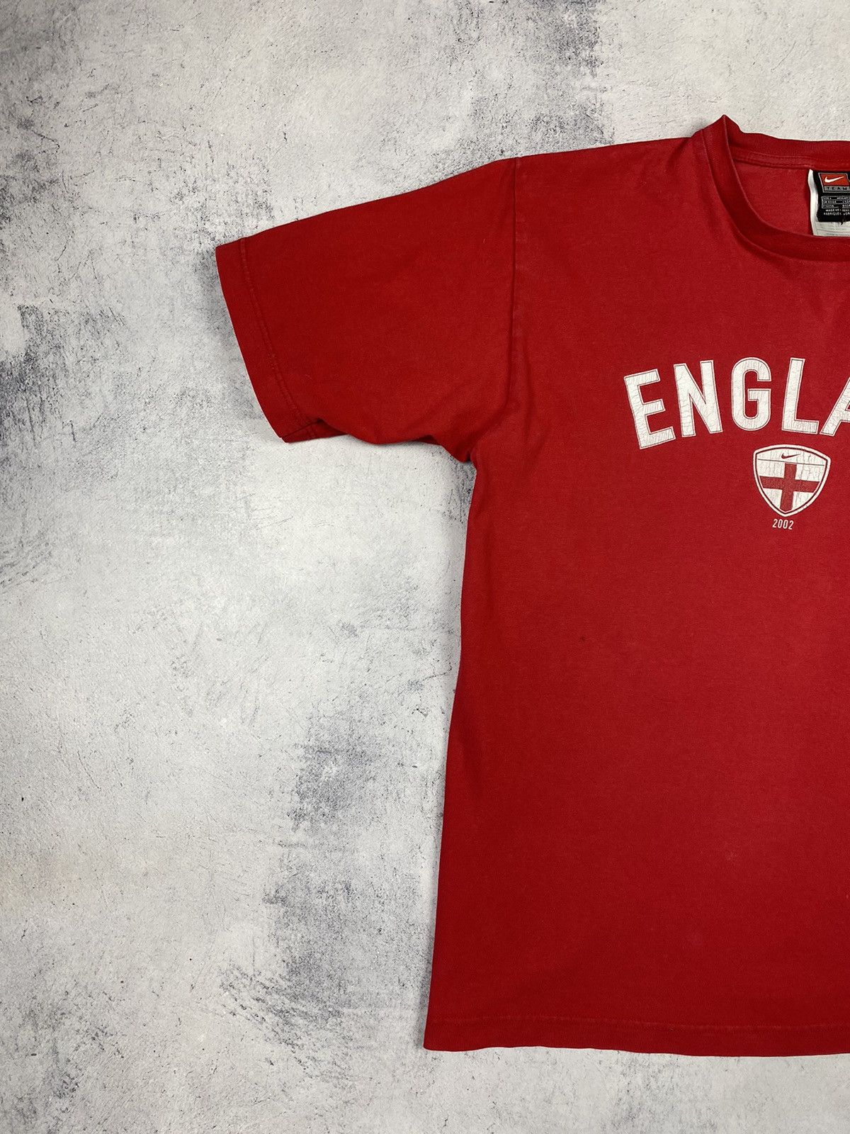 Nike × Vintage Vintage 00s Nike England 2002 T Shirt Tee y2k Size US L / EU 52-54 / 3 - 3 Thumbnail