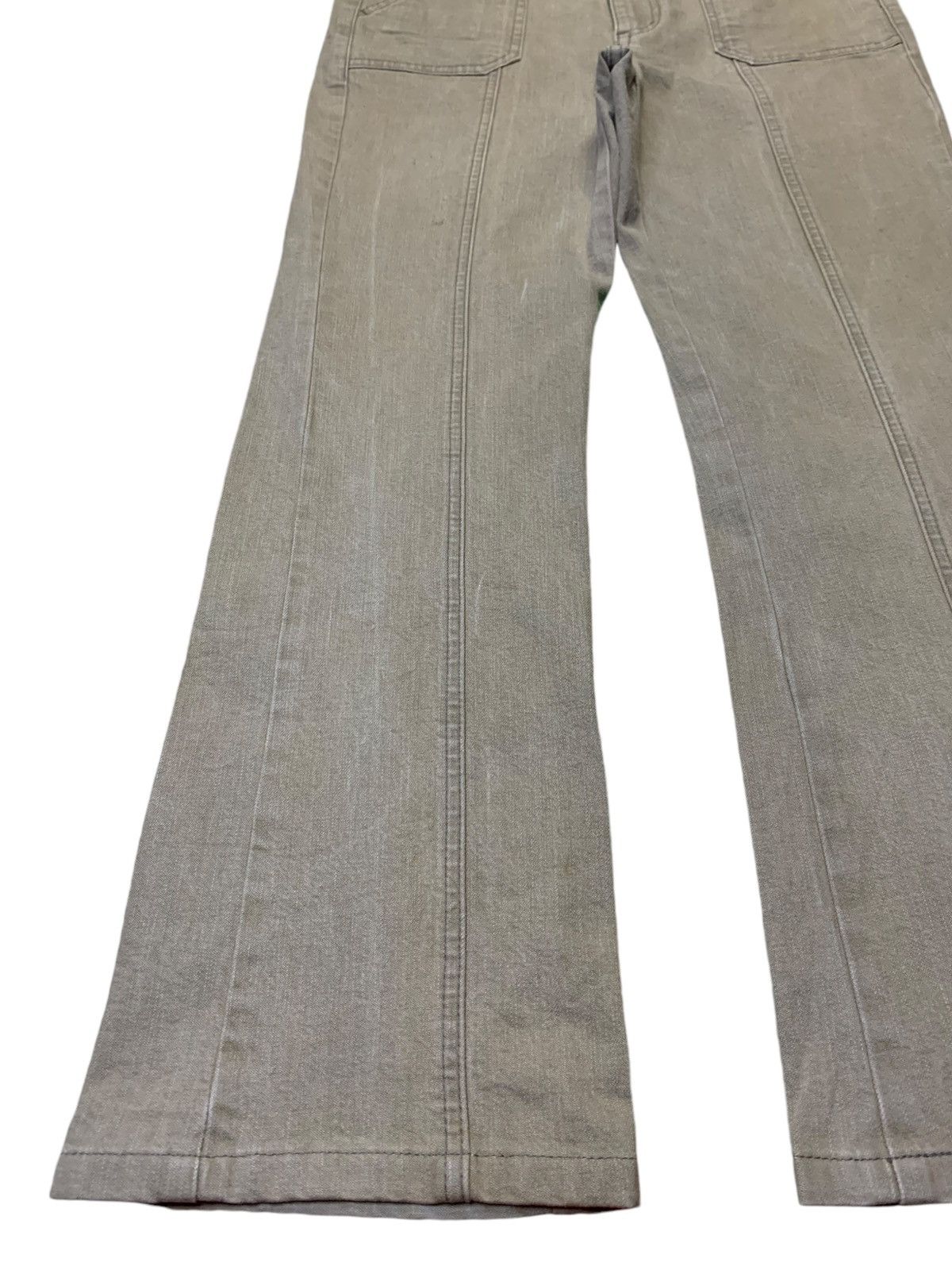 Valentino Vintage Rudolph Valentino Fatigue Baker Pants Flare Jeans Size US 29 - 6 Thumbnail