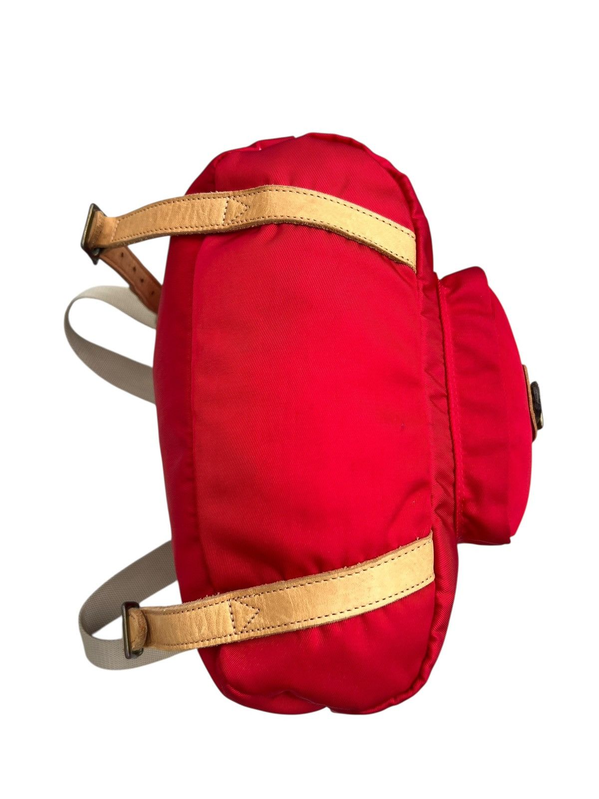 Porter Vintage Porter by Yoshida Red Nylon Leather Backpack Bag Size ONE SIZE - 18 Thumbnail