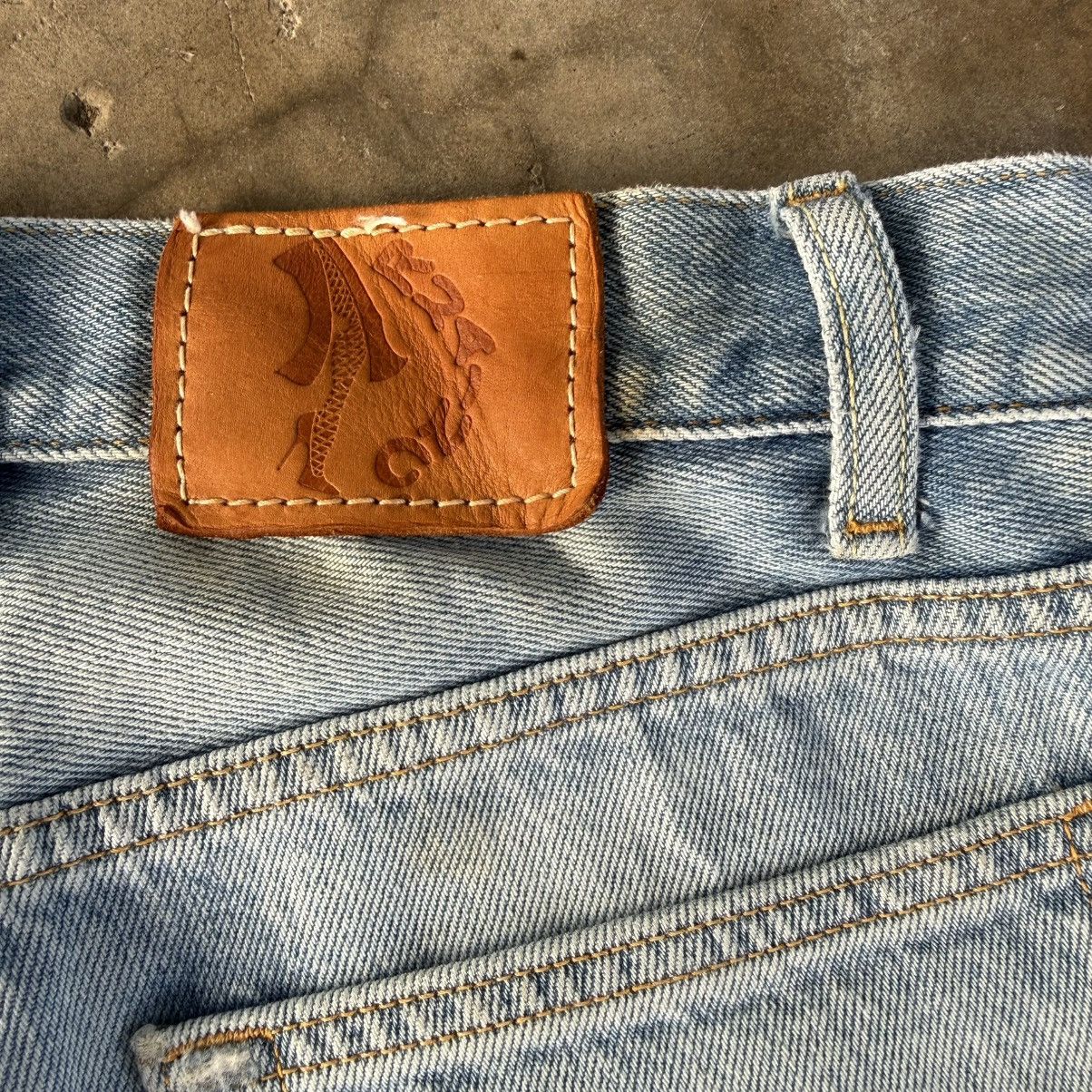 Japanese Brand W30x26.5 Vintage RNA INC ButtonFly Distressed Denim Jean Size US 30 / EU 46 - 13 Thumbnail