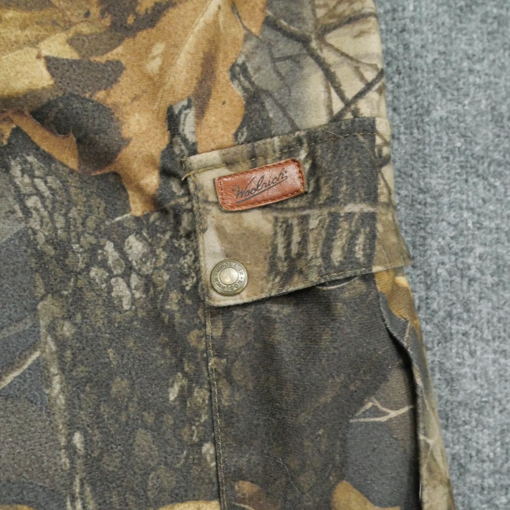 Vintage VINTAGE RedHead Woolrich Camouflage Pants Mens XL Green Brown Quilt Lined Hunting Hardwoods Cargo Outdoor Pockets Lined 32 In Inseam Mens Size US 38 / EU 54 - 2 Thumbnail