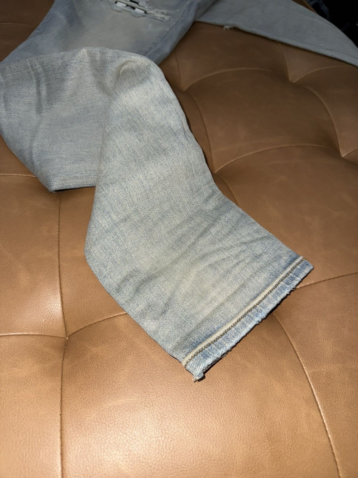 Amiri Amiri checkered patch mx1 jeans Size US 32 / EU 48 - 5 Thumbnail