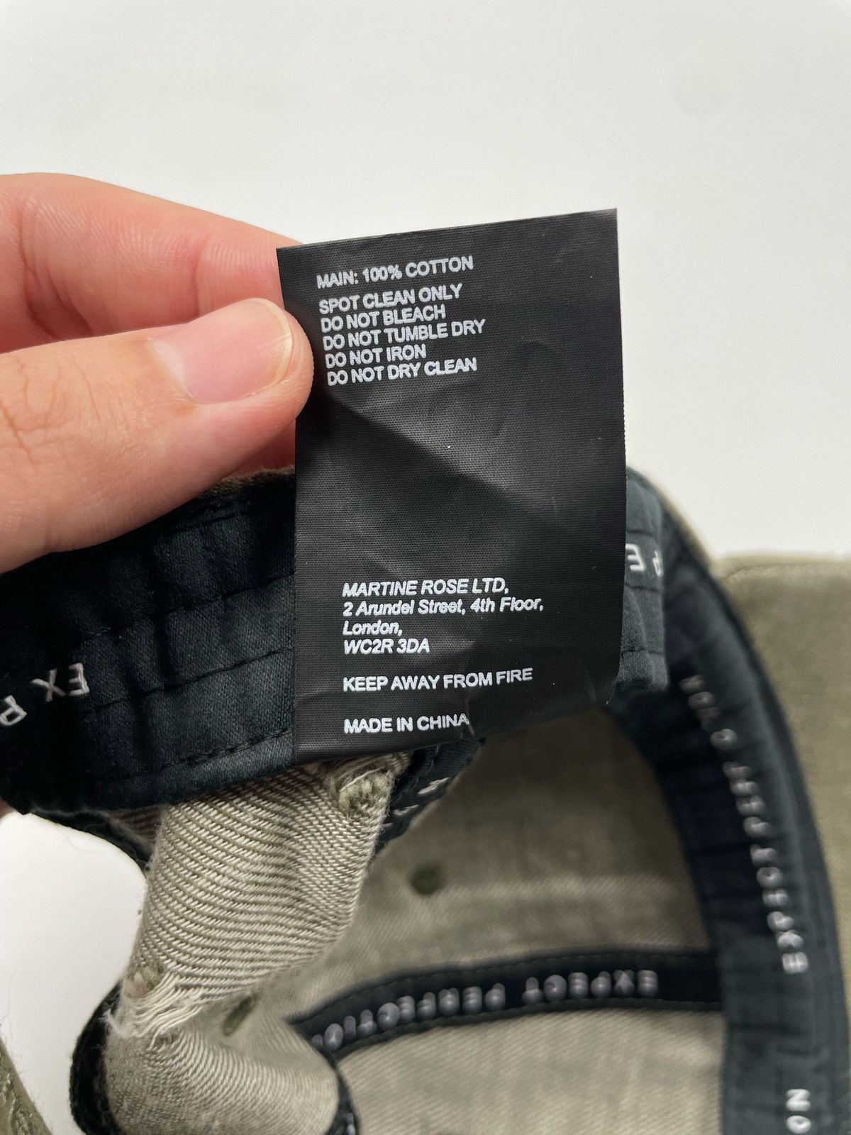 Martine Rose Martine Rose Distressed Cap Size ONE SIZE - 11 Thumbnail