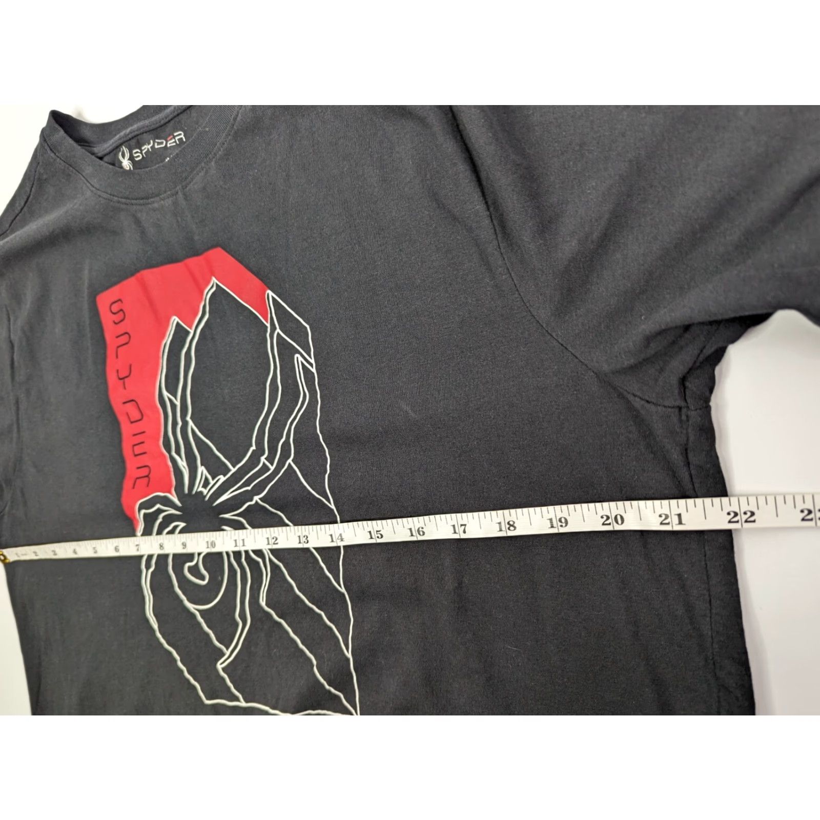 Spyder Spyder T-Shirt XL Black Logo Graphic Outdoor Short Sleeve Men Modern Wearable Shirt Size US XL / EU 56 / 4 - 5 Thumbnail