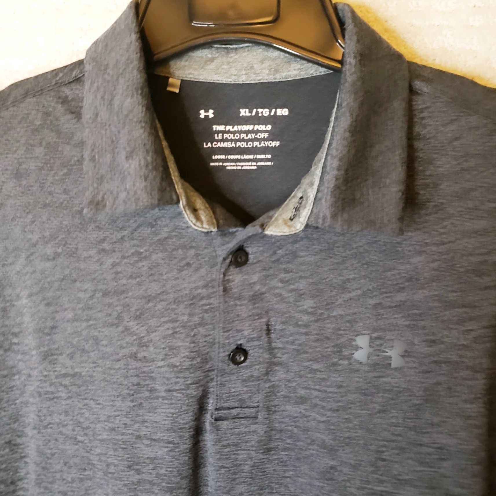 Under Armour Under Armour Shirt Mens XL The Playoff Polo Gray Short Sleeve Golf Performance Size US XL / EU 56 / 4 - 3 Thumbnail