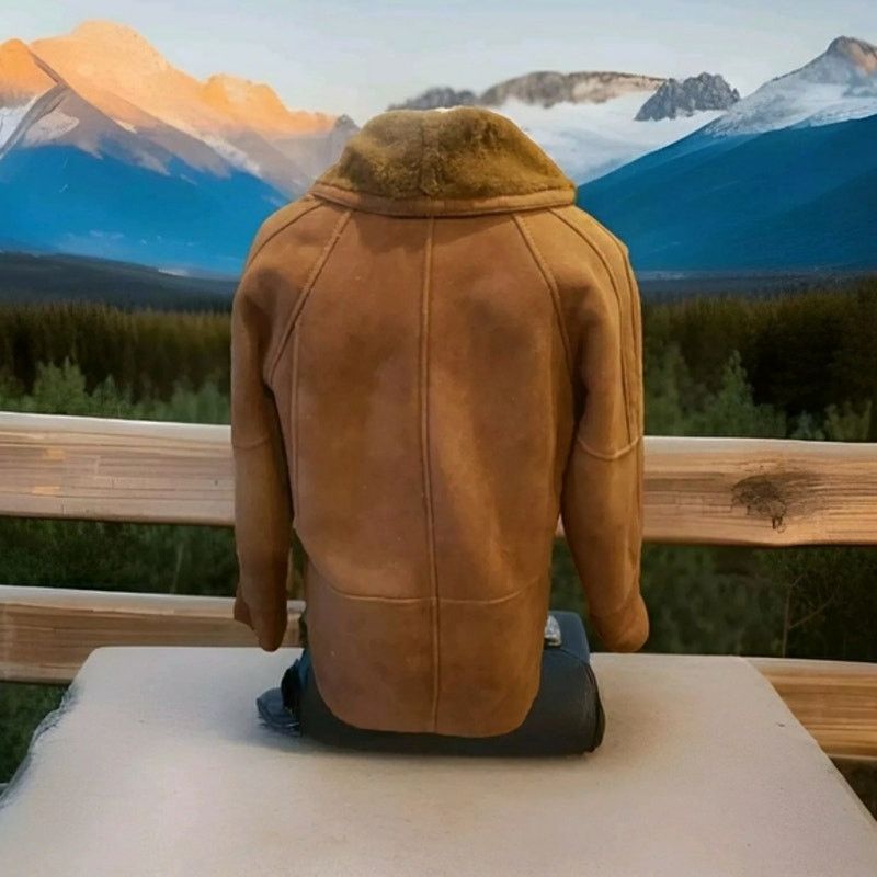 Other CALAFATE Vintage 100% Shearling Leather Jacket/Coat XS Size US XS / EU 42 / 0 - 2 Thumbnail