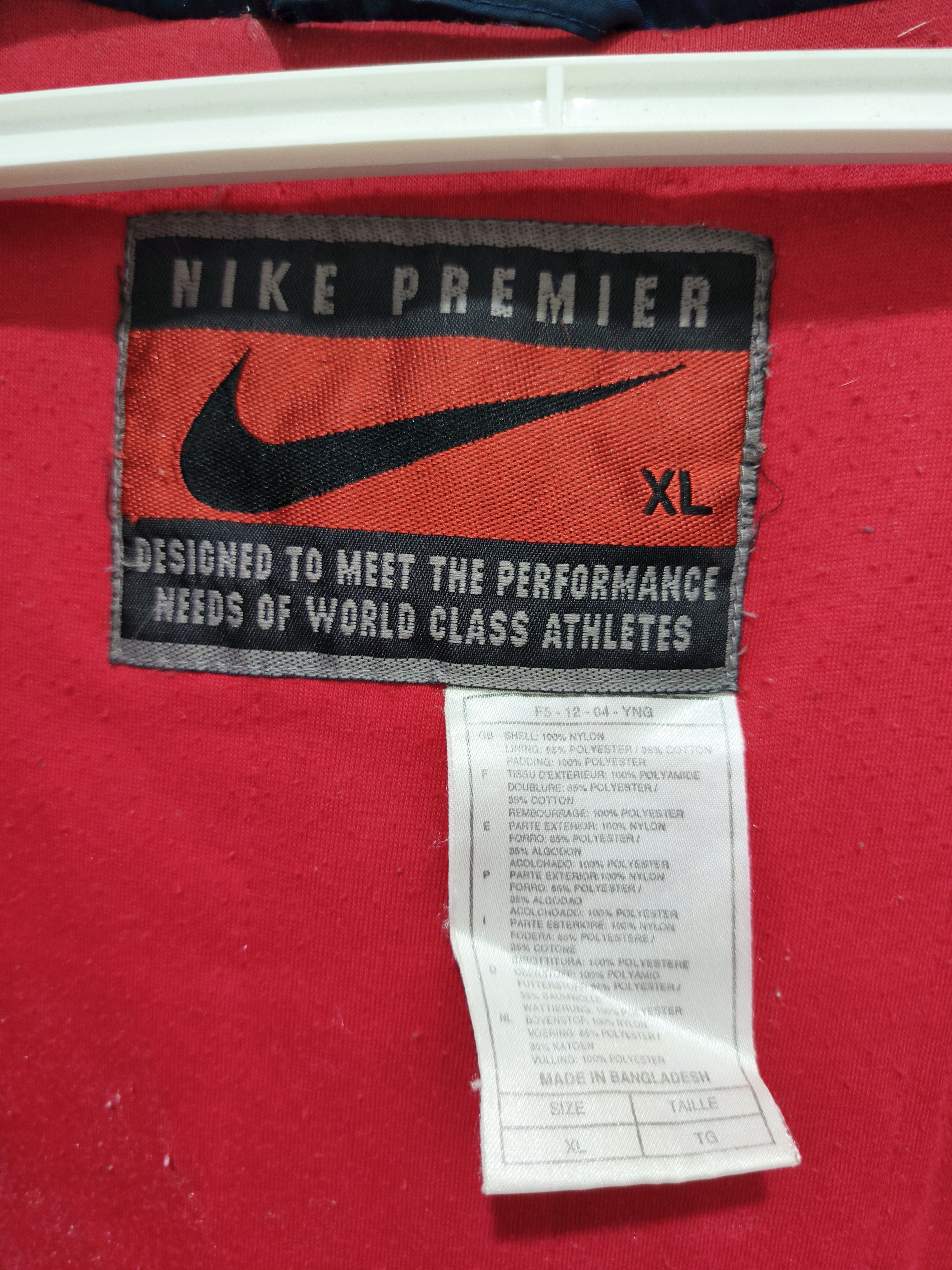 Nike Vintage Nike Premier Arsenal Long Parka Jacket XL Size US XL / EU 56 / 4 - 10 Thumbnail